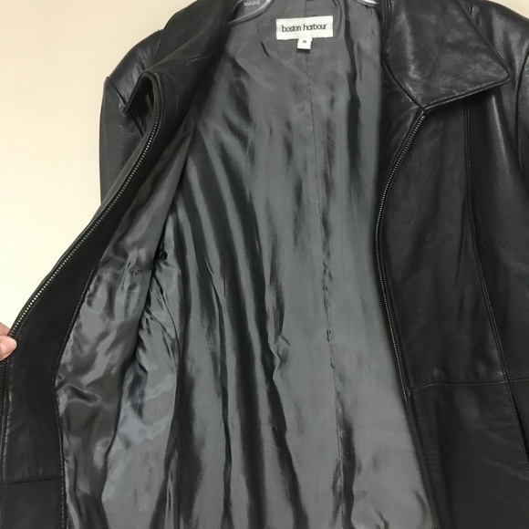 Boston Harbor Leather Coat